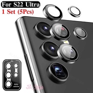 S22 Ultra Camera Lens Protector Aluminum Alloy Camera Lens Sapphire Glass Protector