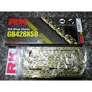 [Wheel Workshop] RK Gold Oil Seal Chain GB 428 XSO 120 Mesh Wild Wolf Cloud Leopard 150 KTR Little M