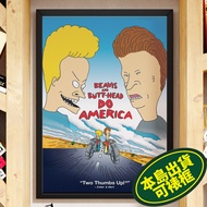 Message Four and The Big Head Egg A3+A4 A2 Movie Poster Merchandise Various All Beavis and Butt-Head