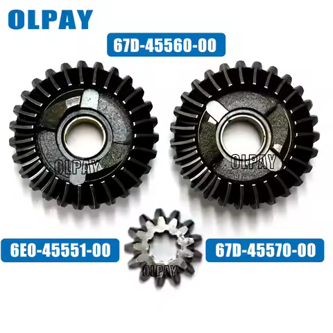 Gear set for Yamaha F4 4 stroke 4HP boat engine 67D-45560-00 6E0-45551-00 67D-45570-00