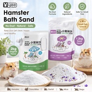 🇸🇬 YEE Hamster Desert Bath Sand | No-Dust Bath or Potty Litter Sand for Hamster Chinchillas Gerbil M