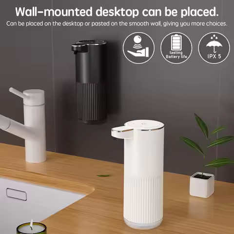 HQ Automatic Soap Dispenser bathroom accessories Automatic Liquid soap dispenser 360ML TYPE-C White 