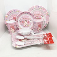 [ขายแยกชิ้น] Melody Flower จานข้าวเด็ก แก้วน้ำเมลามีน ลายการ์ตูนมายเมโลดี้  Superware ศรีไทยซุปเปอร์แวร์ x 1 ชิ้น item sell SEPERATELY