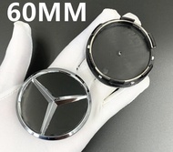60mm Car Wheel Center Hub Caps Rim Cover Badge For Mercedes Benz W211 W203 W204 W124 W210 W220 W201 Car Sticker (1PC)