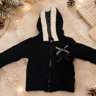 T798(F65)S9 Children's Winter Clothes Long-Sleeved Quilted Fabric Front Zipper Very Cute Work Polka 