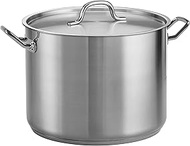 TRAMONTINA Small Torso Pot, 18-8 Stainless Steel, 3.2 gal (15 L), Stock Pot, Induction Compatible