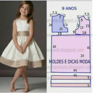 Instant Pattern Dress for 9 Year Old Girls