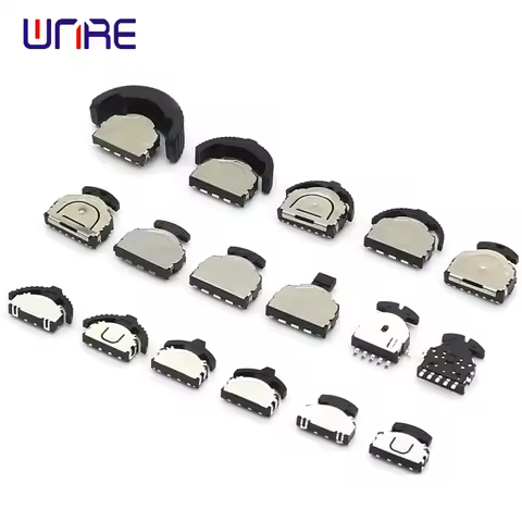 Wheel Switch 2/3/4/5/6 Way Switch Mini Wavelet Dial Multi-function Reset Micro Switch Big head/Norma