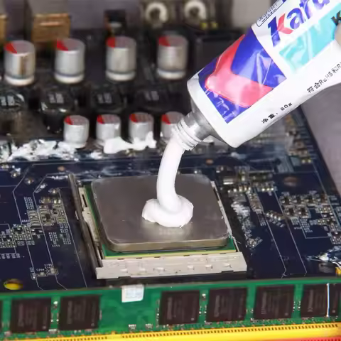 Kafuter 80g k-5204k LED thermal conductive silicone CPU bonding adhesive quick-drying thermal silica