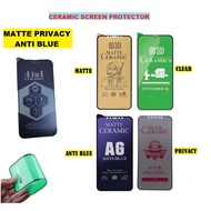 Redmi Ceramic Clear Matte Privacy Screen Protector Mi POCO 6 9 11 12 12T Lite 9i 13t 11T X3 X4 F3 F4