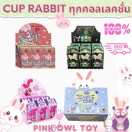 รวมคอลเลคชั่น💐ยกกล่อง กล่องจุ่ม Cup Rabbits🐇Flower Dragon, Face Me, Fruit Milk series ตุ๊กตาน่ารักๆ 