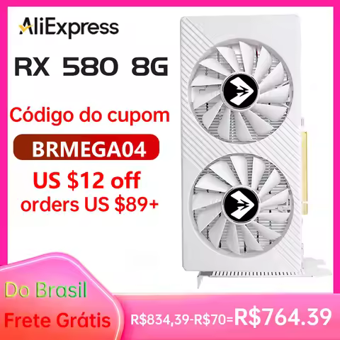 SOYO Graphics Cards AMD Radeon RX580 2048SP 8G GDDR5 256bit DVI DP Video Gaming Card Desktop Compute