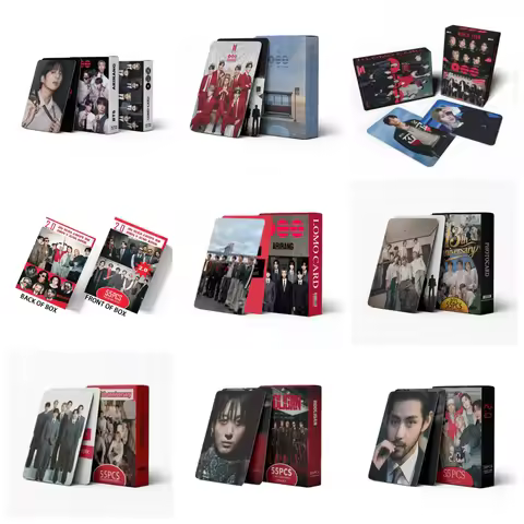 2026 Hot styles 55Pcs BTS Lomo Cards J-HOPE JIMIN V JUNGKOOK HD Photocards Kpop Idol Photo Cards Fan