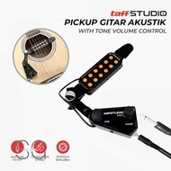 TaffSTUDIO Acoustic Guitar Pickup With Tone Volume Control - P-011