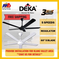 DEKA REGULATOR 5 BLADE CEILING FAN 56" DK-10 DK10