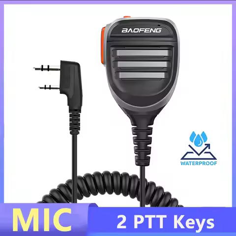 Baofeng UV K5 Microphone Speaker MIC for Baofeng UV5R UV-16 Pro UV-13 Plus Two Way Radio QuanSheng U