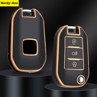 Peugeot Citroen Key Case TPU Cover For 208 308 408 508 2008 3008 C3 C4 CACTUS Flip Shell Accessories
