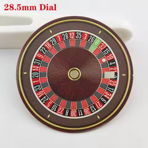 35mm Watch Dial NH35 Dial Roulette Wheel Creative Color-Printed Series Dial Is Suitable for NH35/36 