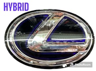 LEXUS LOGO 1ชิ้น TOYOTA HYBRID BLACK CAR FRONT REAR โลโก้ แก้ว เลกซัส โตโยต้า ไฮบริด ดำ เงิน หน้า หล