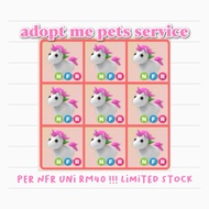 adopt me pets service — nfr unicorn 