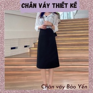 60cm long A-line skirt with slit in the back (available in sizes) - M95