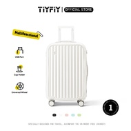 TiYFiY Luggage with Cup Holder & USB Charger Lightweight Hardcase Cabin Size (18/20/24/28")