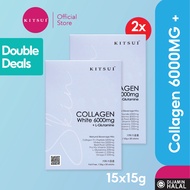 [Double Deals] 2x KITSUI Collagen White (6000mg) + L-Glutamine