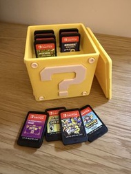 Mario 問號 Nintendo switch 遊戲卡帶收納盒