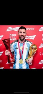 阿根廷🇦🇷主客 2022 WorldCup 3 星字/10 Messi 簽名字  每套$60