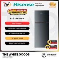[KLANG VALLEY ONLY] Hisense (206L / 240L / 320L) 2 Door Top Freezer Inverter Fridge Refrigerator RT2