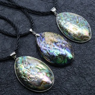 Color shell abalone shell hemming pendant