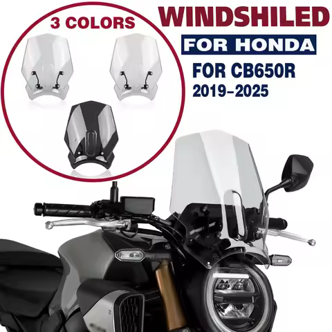Motorcycle Front Airflow Windshield Visor Windscreen For Honda CB650R CB 650R CB 650 R CB650 R 2019-