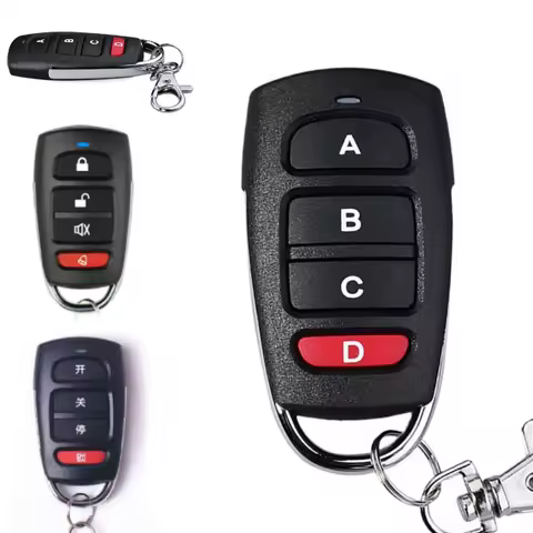 1pc 433mhz Remote Control Smart Copy Duplicator Electric Garage Door Gate Remote Cloning