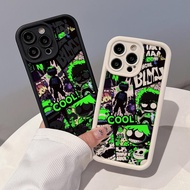 Illustration Boy Case Compatible For IPhone 13 15 7Plus 14 12 11 Pro Max 8 6 7 6S Plus X XR XS MAX SE 2020 Cartoon Couples