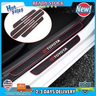 4pcs/Set Toyota kereta decal pelekat Pintu Kereta Sill Protector Pintu Bumper Guard Protector Vios A