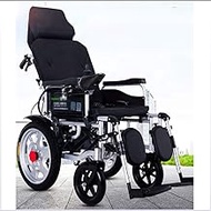 Fashionable Simplicity Electric Wheelchair Ergonomic Chair Manual Electric Double Mode With Sitting Foldable