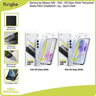 LAYAR Ringke Samsung A35 A55 Easy Slide Tempered Glass Screen Protector