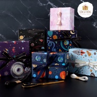 [GG38] [BUY MINIMUM 5 SHEETS] Premium Gift Wrapping Paper Size 50x70cm Type 1 Thick Beautiful - Fish