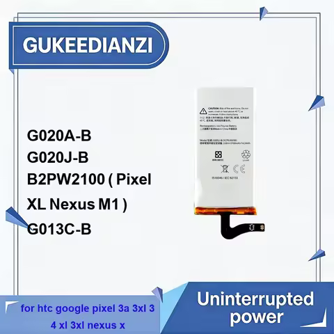 Mobile Phone Battery Premium Replacement G020J-B G020A-B G013C-B 3430-3700mAh For Htc Google For Pix