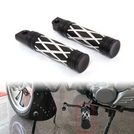 Motorcycle Accessories 2PCS Black Footrest FootPeg Shifter Peg Aluminum For Harley Street Sportster 