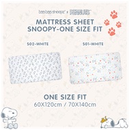 Baabaasheepz X Snoopy Mattress Sheet One Size (60x120cm/ 70x140cm)