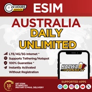 eSIM Australia Daily Unlimited Activated Instantly