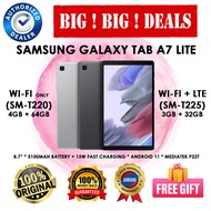 SAMSUNG GALAXY TAB A7 LITE WIFI @ LTE + WIFI ORIGINAL 1 YEAR WARRANTY BY SAMSUNG MALAYSIA WITH FREE GIFTS &amp; MONEYBACK GUARANTEE