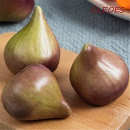 CLEOES Simulation Fig Ornament, Handicrafts Lifelike Artificial Fig, Photography Props Mini Funny Fa