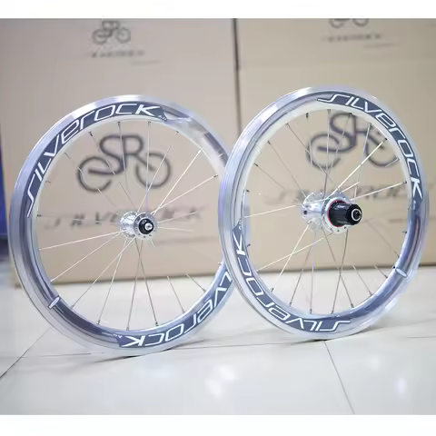 SILVEROCK Alloy Wheels 20 Inch 406 451 Rim Caliper Brake 40mm High Profile 11 Speed for Folding Bike