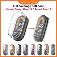 For Xiaomi Smart Band 9 / Smart band 8 Full Coverage Soft TPU Case Mi band 9 / Mi band 8 Screen Prot
