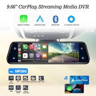 MR966 9.7 Inch Rear View Mirror Driving recorder Dash Cam Video Carplay Android Auto Car DVR Reverse