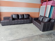 FREE 1 STOOL PVC Sofa High Quality PVC 2 Seater 3 Seater Sofa