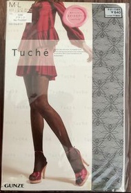 GUNZE Tuche 日本製花格仔紋薄絲襪褲 TH335F