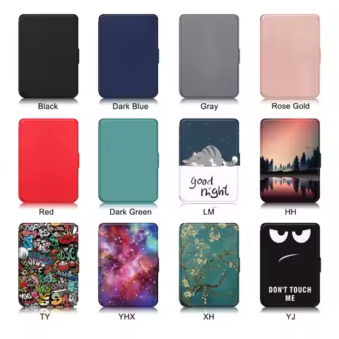 Case For Kobo Clara Color 2024 E-book Reader Leather Case Kobo Clara 2E 2022 Tablet Protective Case 